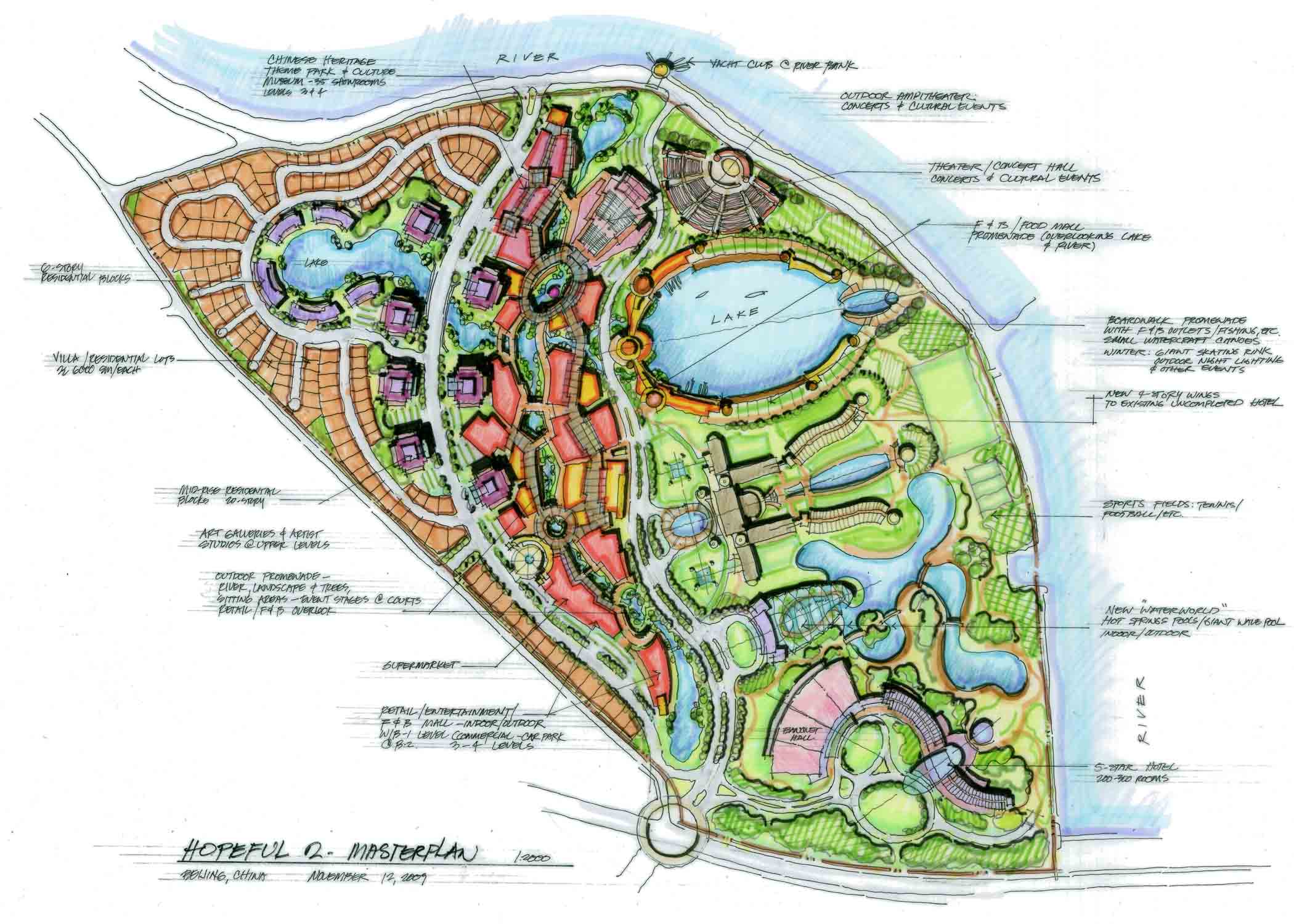 Masterplanning Landscape Pacthai International Hopeful Landscape